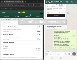 Correct Fixed Matches